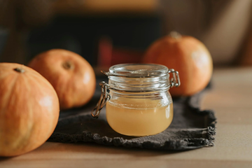 Apple Cider Vinegar in a Clear Glass Jar. Taken from Pexels